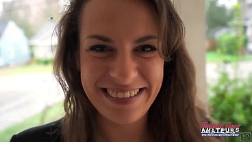 Horny Brunette MILF Lilly M Deepthroats A Dick And Gets Ass Fucked!