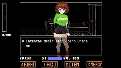 Chara traps me in her tight pussy until I drown her in cum
