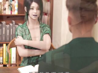 Taboo University - Nerdy Shemale hentai Ginger with Glasses Invites Me Down to the Basement