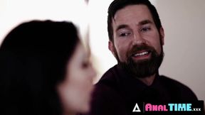 ANALTIME.XXX - Naughty Tattooed Babe Anna de Ville Gets Her Ass Pounded During Threesome