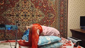 Sasha Earth sissy Crossdresser homemade amateur anal Fucking Machine