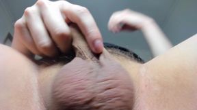 POV: You&#039;re Lying Back while I Bounce my Cock and Balls right on your Face