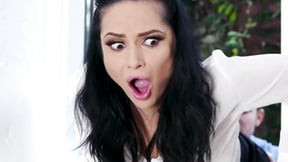 ”FAMILY STROKES Beautiful STEPMOM Crystal Rush double teamed by hung stepsons”