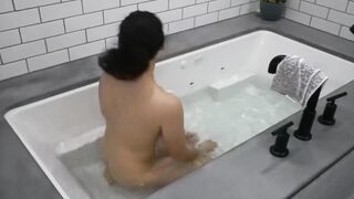 Cutie Hispanic Amateur Hottie Gives Oral Sex and doggy style into Jacuzzi Leads to Cum inside Hair and Facial pov