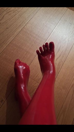 Shiny Red Latex
