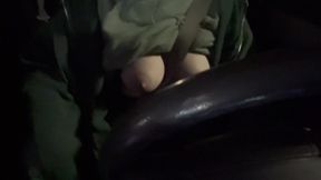 Sexy Car Ride with Hot Horny MILF Artemisia Love Showing Her Big Juicy Tits While Driving Around