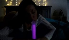 Toy Testing - Glow in the Dark Dildo