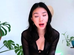 Softcore solo with cute asian chick Akane Ozora