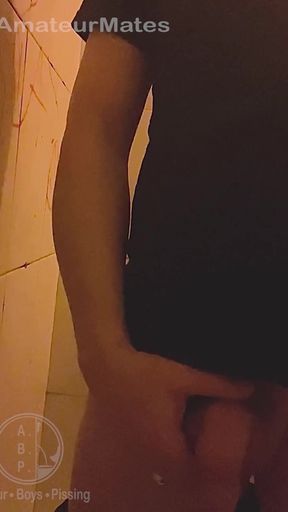 Amateur Straight Smooth Boy Caught & Filmed in the Toilets of the Club
