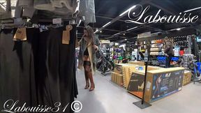 exhib publique en magasin de sport