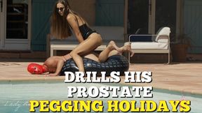 4K PEGGING HOLIDAYS drills his prostate