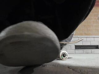 Skater Femboy Pees Hard Infront Of U Then Cums On Your Face????