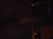 Sex machine pounds my ass with a 9 in dildo at high speed