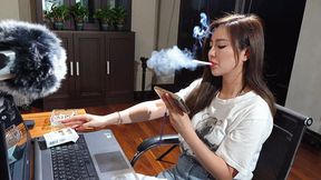 2023New jia`s smoking Hands-free inhalation HD