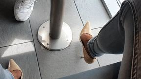 Shoe theft under Table and coffee in my shoe HD mp4 1920x1080