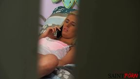 Cindy Seduces Her Stepdad After Hearing Stepmom Moan