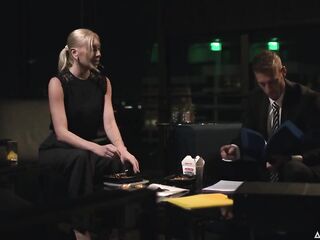 Adult Time - Hot Intern Kay Ravishing Tempts Aged Married Boss Into Sexy Late-night Office Affair