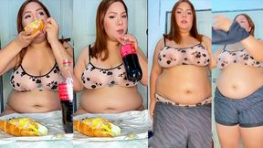 MEGA HOT DOG FEAST + CLOTHING MEASUREMENT + BURPING