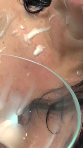 Powerful moment from &quot;THE CUM INFERNO! THE ULTIMATE JERK-OFF PARTY WITH A MEGA CUM MASK!&quot;
