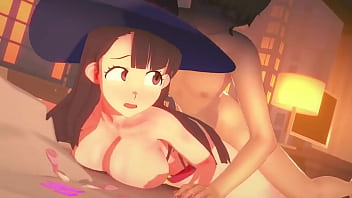 Little Witch Academia - Qu&eacute_ rico se follan a Akko