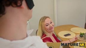 Intimate Moments: Watch as She Enjoys Pleasure with Her Lover While Her Husband Looks On