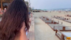 Beach club tramp gets railed raw in sneaky locker room sluts