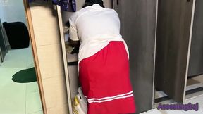 BBW MOM sister snatches black BBC at home