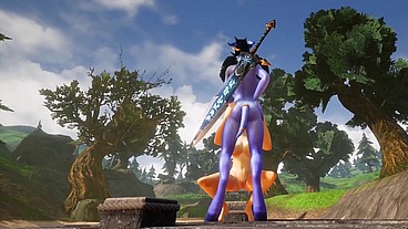 Futa Draenei Fucks a Girl's Ass next to a Lake - Warcraft Porn Parody