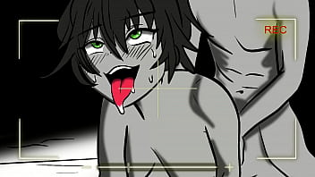 Снимает девушку, пока нет дома отца