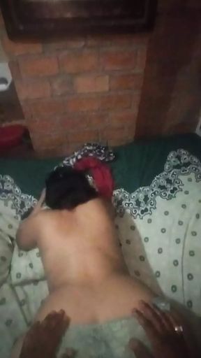 With my cousin when no one is home