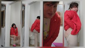 Princess Red Riding Hood Peeing Dumping w Chat plus A Big Struggle w Big Butt Fitting Into Yoga Pants
