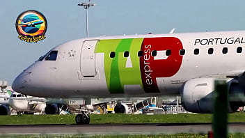 TAP AIR PORTUGAL landing in Lisbon airport!