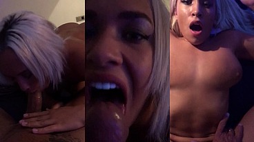 pov hot fuck in hotel dirty talking, doggy and deep throat
