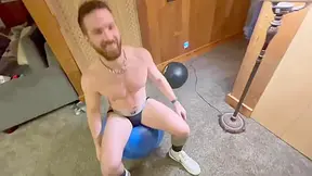 Squats Sweat Cum