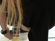 Desperately Trying to Pee in a Bottle and Missing