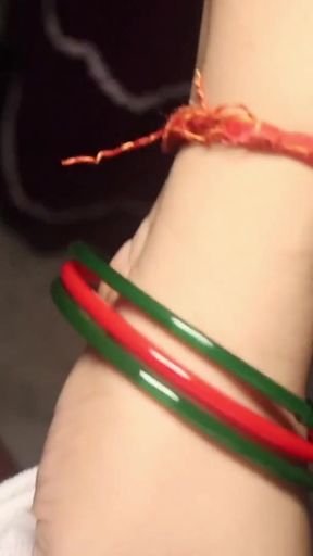 The lonely Bhabhi at home called the cylinder guy and got fucked hard   Clip 1