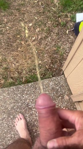 Back porch pissing