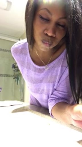 ASMR - Girlfriend Roleplay - See Through Shirt - EbonyLovers