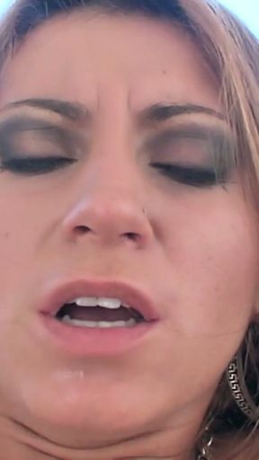 Romanian anal slut Cory Devil gets her face jizzed   Clip 2