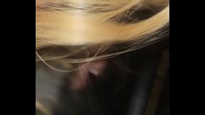 cumshot on Kylees ass at gloryhole.