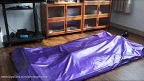 Confined in a latex air mattress