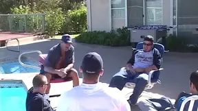 French Maid Selena Silver Has A Foursome Anal Gangbang In Her Thigh Highs- LatinaFever