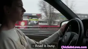 Euro lesbians public pussylicking sextape