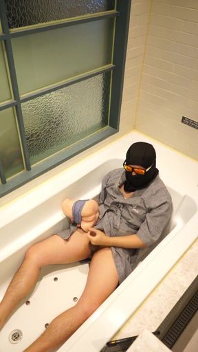 Fuck Toy in Hotel Bathtub