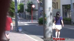 Dirty Japanese Babes Peeing Publicly For Thrills