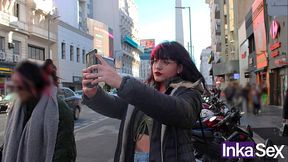 Argentina petera de 18 a&ntilde_os es pillada por el Obelisco de Buenos Aires