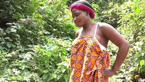 hot and wild public fuck at the river between a bodybuilder and a neighbor during laundry in cameroon, africa. to see exclusively on xvideos red