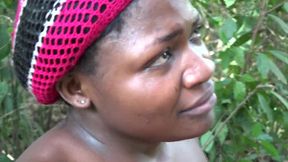 hot and wild public fuck at the river between a bodybuilder and a neighbor during laundry in cameroon, africa. to see exclusively on xvideos red