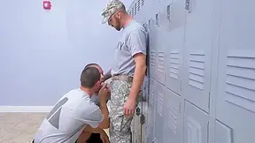 Military Guys Masturbating Together Gay Porn Extra Training For The