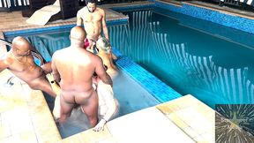 sultry swinger orgy get wet and wild in a steamy hot tub
